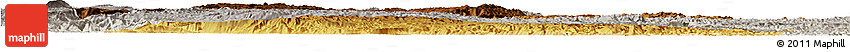 Physical Horizon Map of Qiubei, lighten, semi-desaturated
