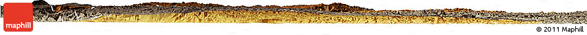 Physical Horizon Map of Qiubei, semi-desaturated