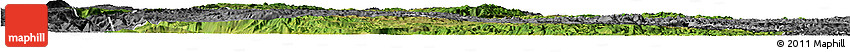 Satellite Horizon Map of Qiubei, desaturated