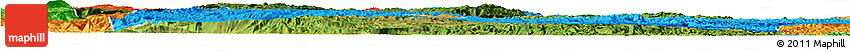 Satellite Horizon Map of Qiubei, political outside