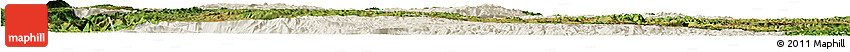 Shaded Relief Horizon Map of Qiubei, satellite outside