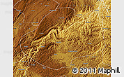 Physical Map of Qiubei