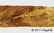 Physical Panoramic Map of Qiubei