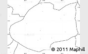 Blank Simple Map of Qiubei, no labels