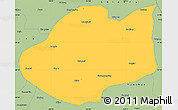 Savanna Style Simple Map of Qiubei
