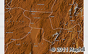 Physical Map of Qujing