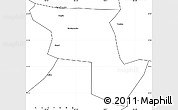 Blank Simple Map of Qujing