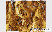 Physical 3D Map of Shidian