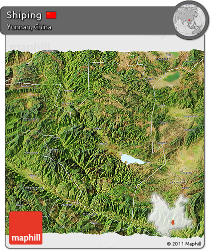 Satellite 3D Map of Shiping
