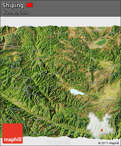Satellite 3D Map of Shiping