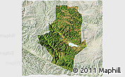 Satellite 3D Map of Shiping, lighten