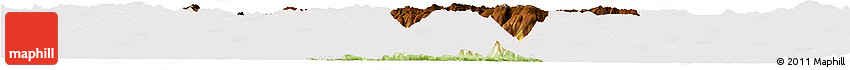 Physical Horizon Map of Shiping, cropped outside