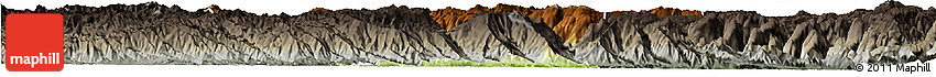 Physical Horizon Map of Shiping, darken, semi-desaturated