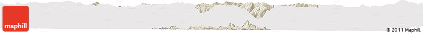 Shaded Relief Horizon Map of Shiping, cropped outside