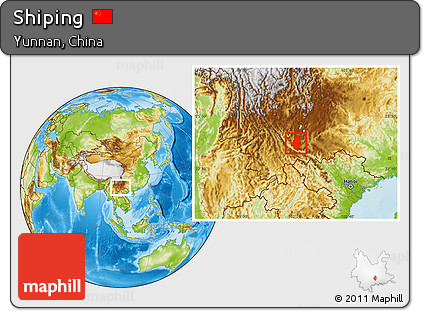 Physical Location Map of Shiping