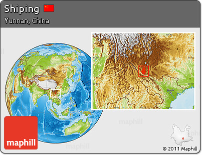 Physical Location Map of Shiping