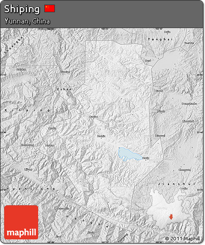 Silver Style Map of Shiping