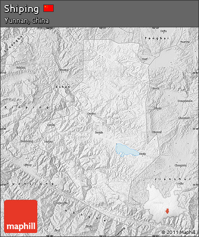 Silver Style Map of Shiping