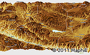 Physical Panoramic Map of Shiping