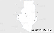 Silver Style Simple Map of Shiping, single color outside