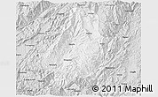 Silver Style 3D Map of Shuangjiang