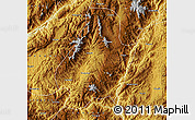 Physical Map of Shuangjiang