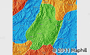 Political Map of Shuangjiang