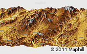 Physical Panoramic Map of Shuangjiang