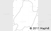 Blank Simple Map of Shuangjiang, no labels