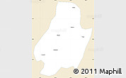 Classic Style Simple Map of Shuangjiang, single color outside