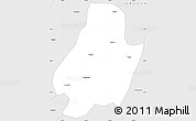 Silver Style Simple Map of Shuangjiang