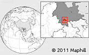 Blank Location Map of Simao, highlighted country, highlighted parent region