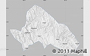 Gray Map of Simao, single color outside