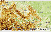 Physical 3D Map of Suijiang