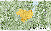 Savanna Style 3D Map of Tonghai