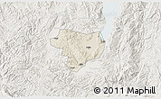 Shaded Relief 3D Map of Tonghai, lighten