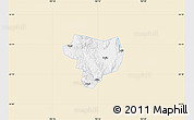 Classic Style Map of Tonghai, single color outside