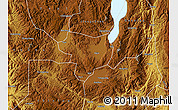 Physical Map of Tonghai