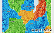 Political Map of Tonghai