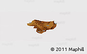 Physical Panoramic Map of Tonghai, cropped outside