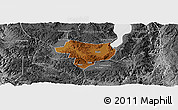 Physical Panoramic Map of Tonghai, desaturated