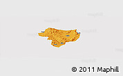 Political Panoramic Map of Tonghai, cropped outside