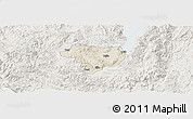 Shaded Relief Panoramic Map of Tonghai, lighten