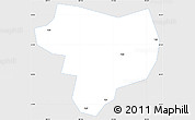 Silver Style Simple Map of Tonghai, single color outside