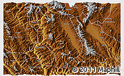 Physical 3D Map of Weishan