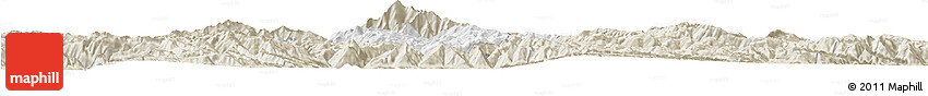 Classic Style Horizon Map of Weishan