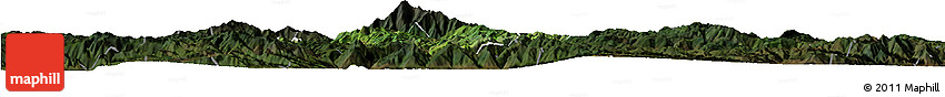 Satellite Horizon Map of Weishan, darken