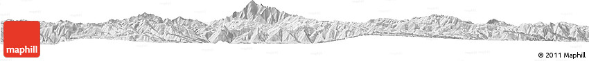 Silver Style Horizon Map of Weishan