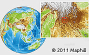 Physical Location Map of Weishan