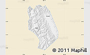 Classic Style Map of Weishan, single color outside